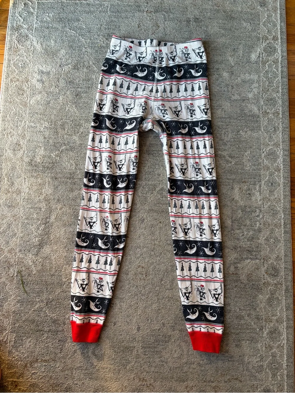 Hanna Andersson Nightmare Before Christmas PJ Long Sleeve Organic Cotton Sz 10